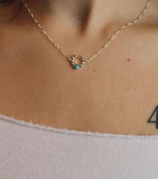 The Silver Horseshoe Necklace